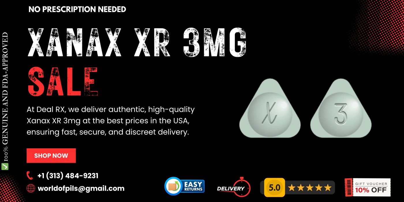 Buy Xanax XR 3mg Online – Extended Relief from Anxiety & Panic Disorders 2 Xanax XR 3mg