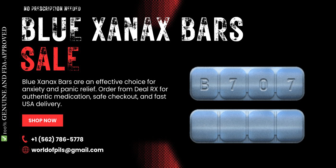 Buy Blue Xanax Bars Online – Fast Relief for Anxiety & Panic 5 Blue Xanax Bars